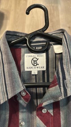 Corral West Ranch Wear Western Shirt Size L