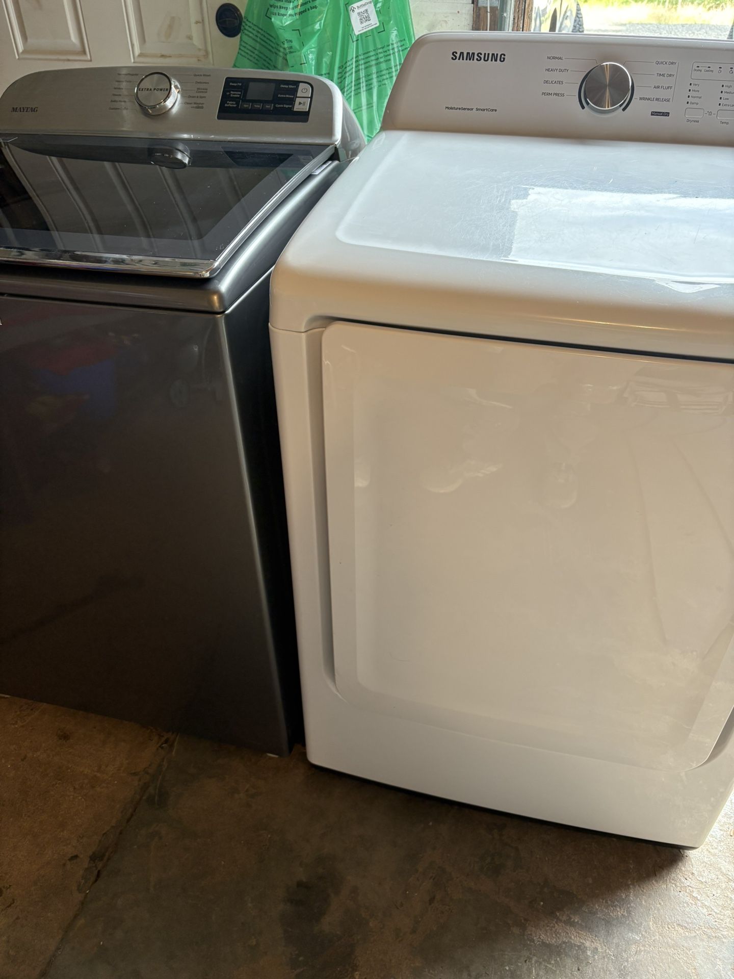 Maytag Washer And Samsung Dryer