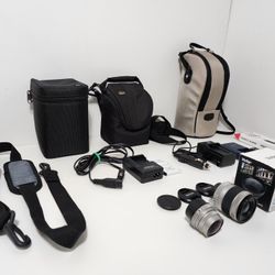 Lens, Cases, Batteries, Chargers, Remote Control, Shoulder Strap Belt