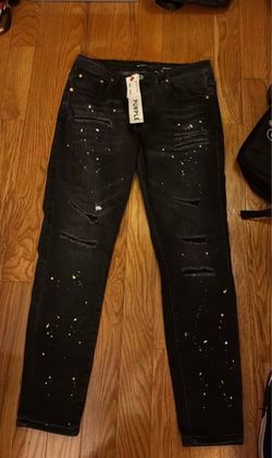 Purple jeans (black) (size 34)