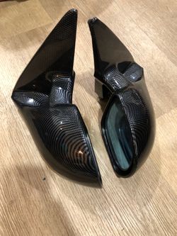 Brand New JDM Ganador-Style "Carbon Look" Side Mirrors
