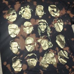 B Wood Custom Bleach-dyed ATL Atlanta Hip Hop Artist Sweatshirt