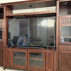 Large TV Entertainment center