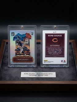 Rome Odunze 2024 Donruss Optic Uptowns Rookie Card