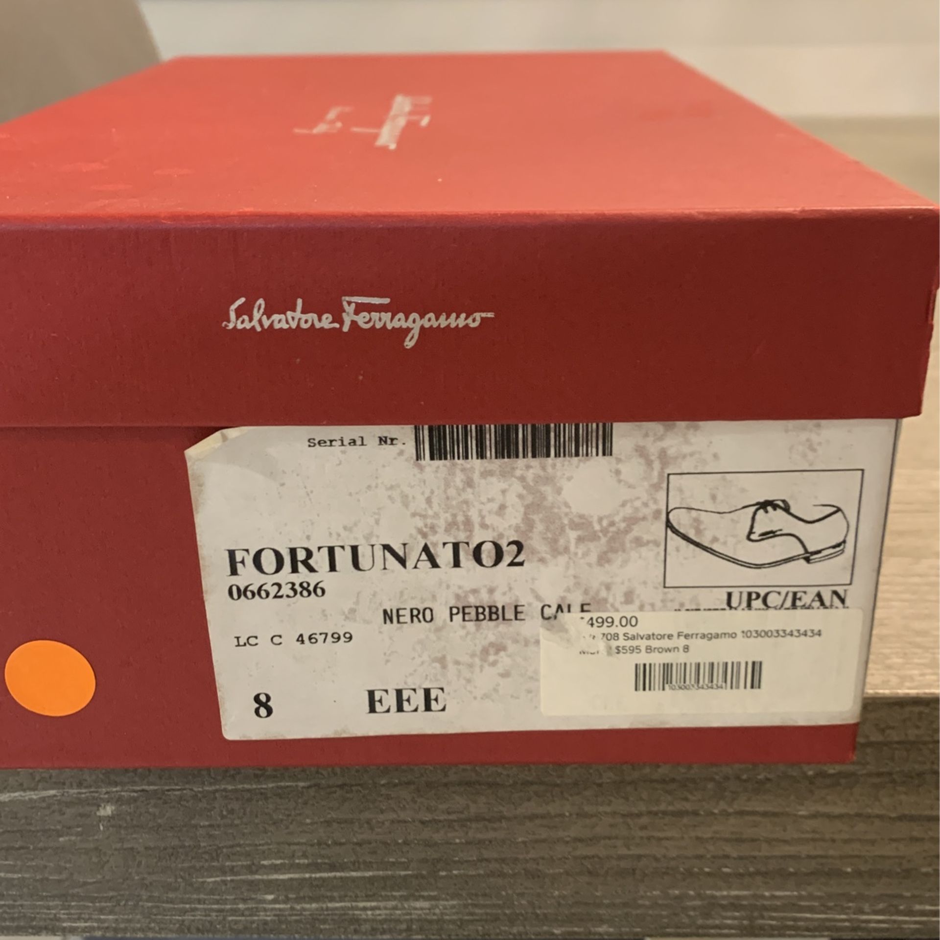 Ferragamo Mens Shoes Size 8