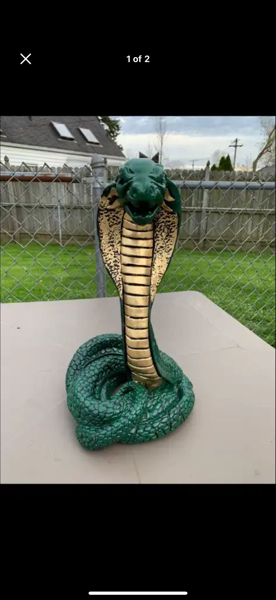 Large Cobra Statue