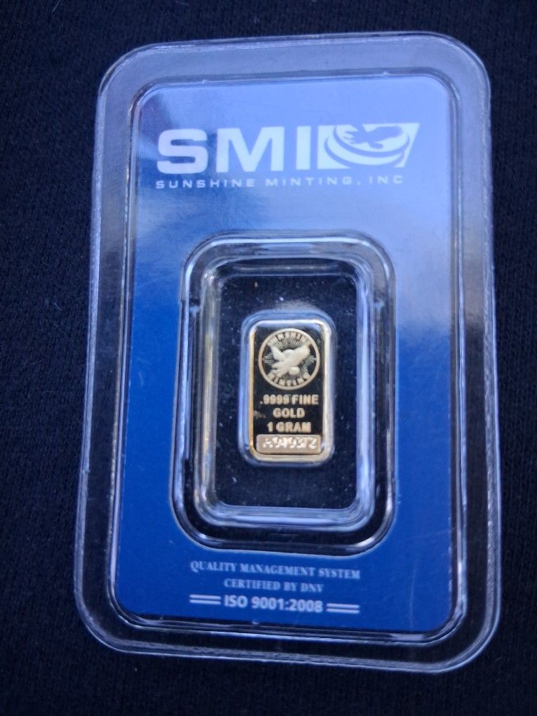 1g Gold Bar