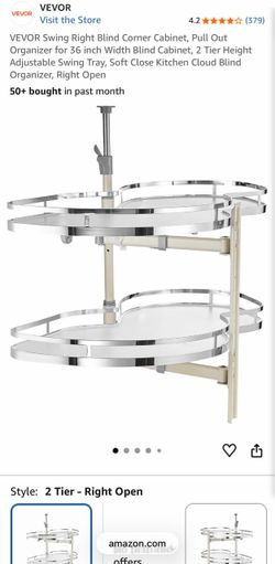 NEW! VEVOR Blind Corner Cabinet Pull Out Organizer