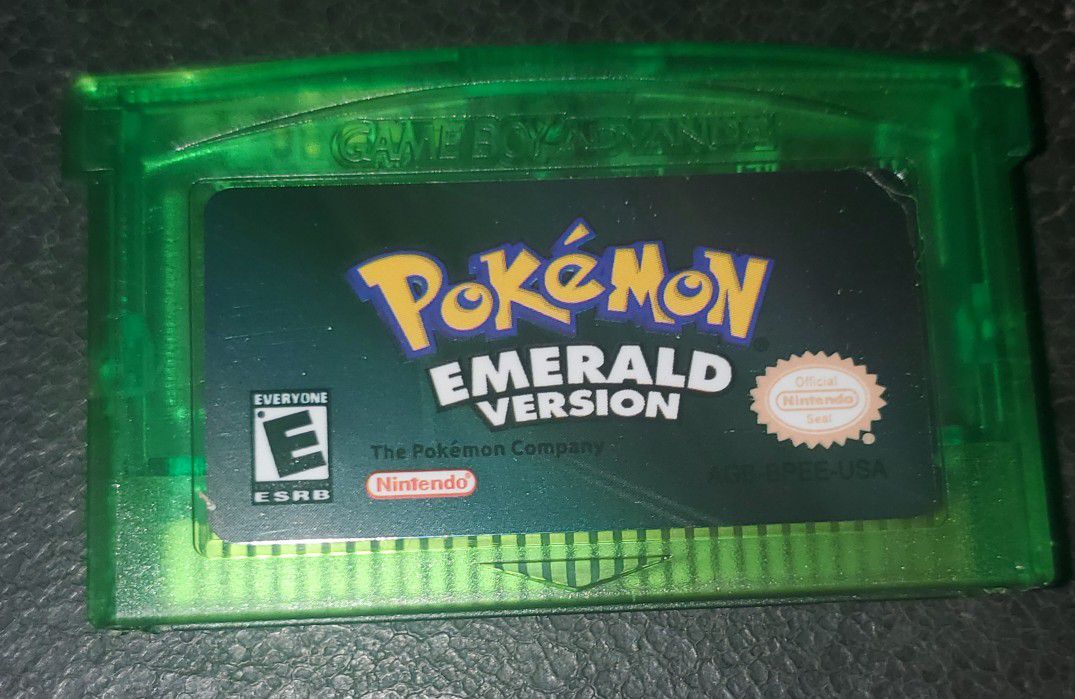 Pokemon Emerald GBA Game Cartidge Gameboy Advance 