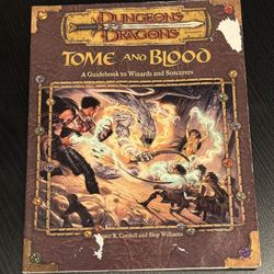 Dungeons and Dragons Tome and Blood D&D WTC11845 Guide To Wizards & Sorcerers