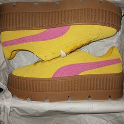 PUMA Women Cleated CREEPERSUEDE Lemon-Carmine