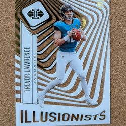 2021 Illusions Trevor Lawrence Rookie Illusionists Clear Acetate