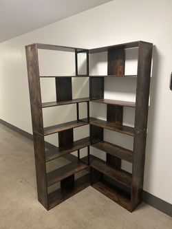 Corner Bookshelf