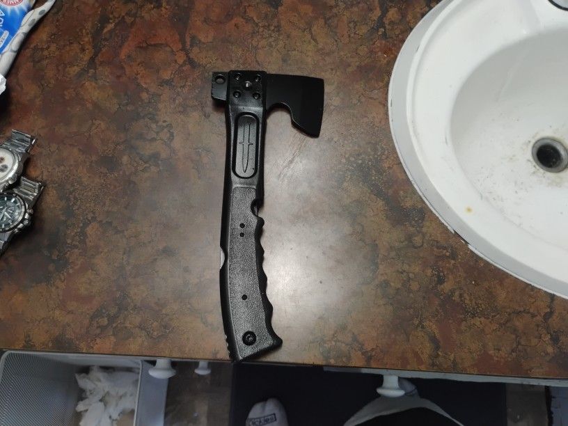 Titanium Camillus Axe Combo Saw
