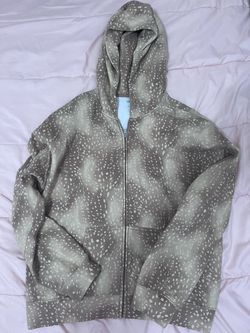 RARE Hollister Women’s Light Fawn Print Hoodie