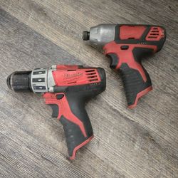 MILWAUKEE M12  DRILL & IMPACT DRILL 