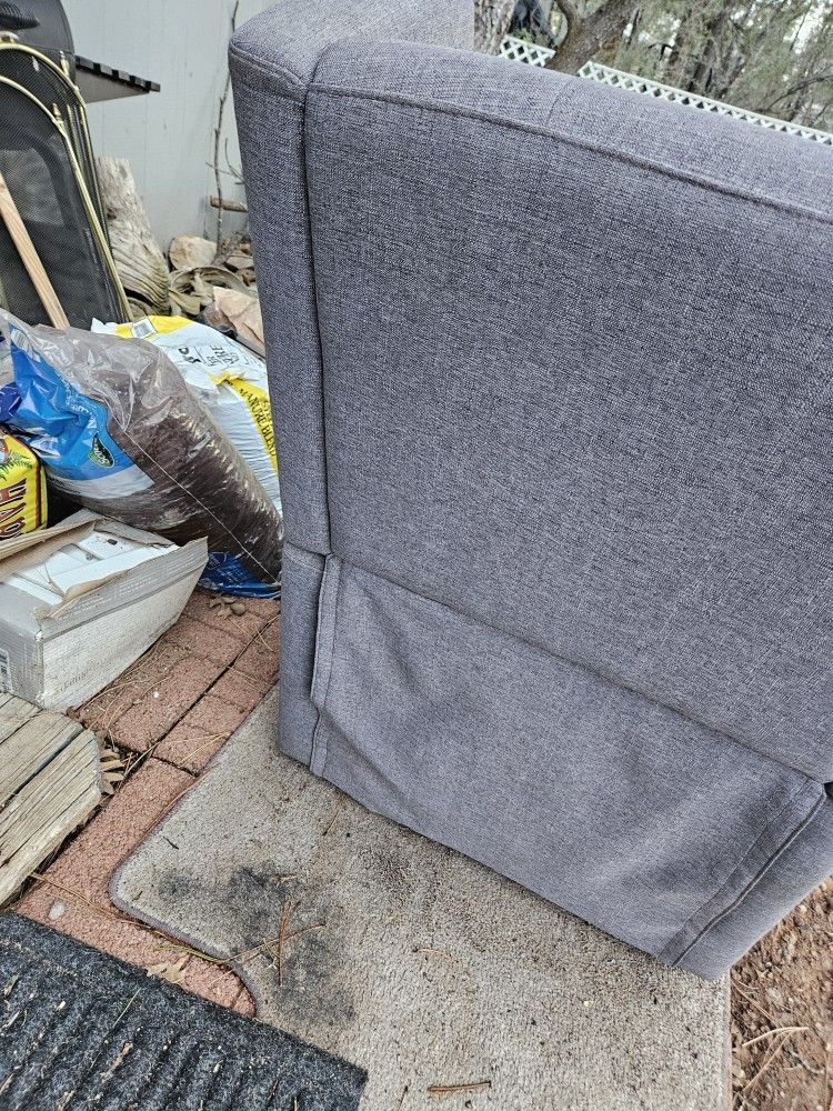 Grey recliners hardly used