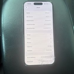 Unlocked iPhone 15 with Broken screen 