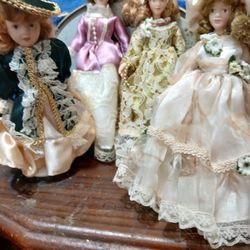 Vintage Porcelain Dolls All 4 For $50 or $30  Each 