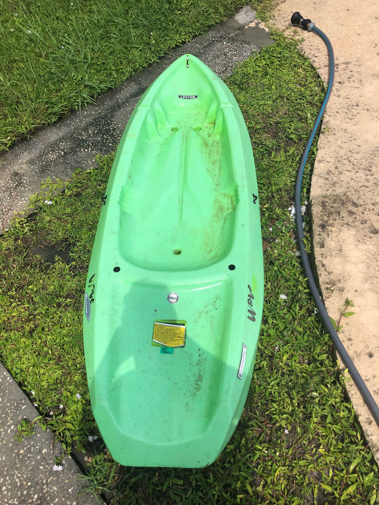 6 ft kayak wave with paddle