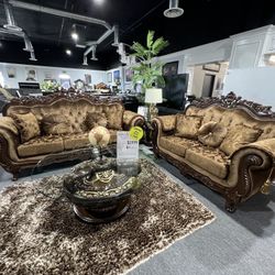 2 Pc Sofa And Loveseat 