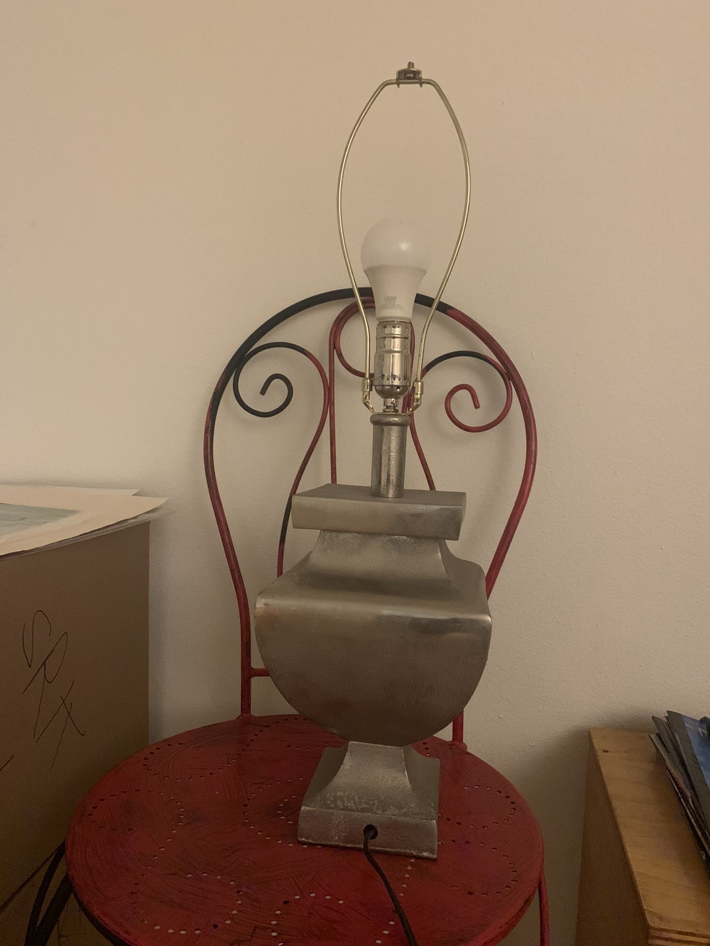 Silver lamp