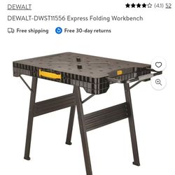 Used but good condition DEWALT-DWST11556 Express Folding Workbench