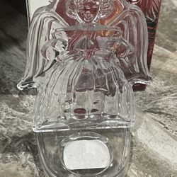 Mikasa Crystal Angel Votive and Tea Light Candle Holder- NEW 