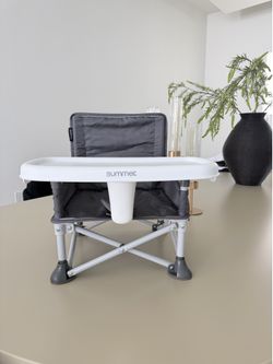 Summer Pop ‘N Sit Portable Booster Seat & Activity Chair – Gray