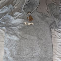 Supreme X Burberry Box Logo Hoodie 