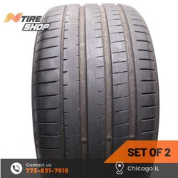 Set of 2 Used  8/32   Summer  325/35ZR22  114Y  Yokohama  Advan Sport V107 MO1