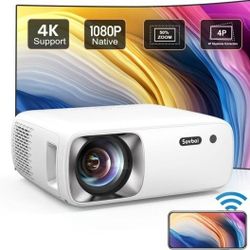  HD 1080P Smart Projector & Roku 