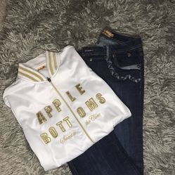 Beautiful Jacket And Jean Set