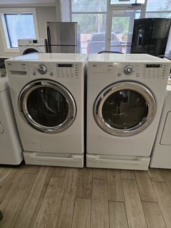 LG Washer And Dryer Everything Works Great Delivery Available For Extra Fit.