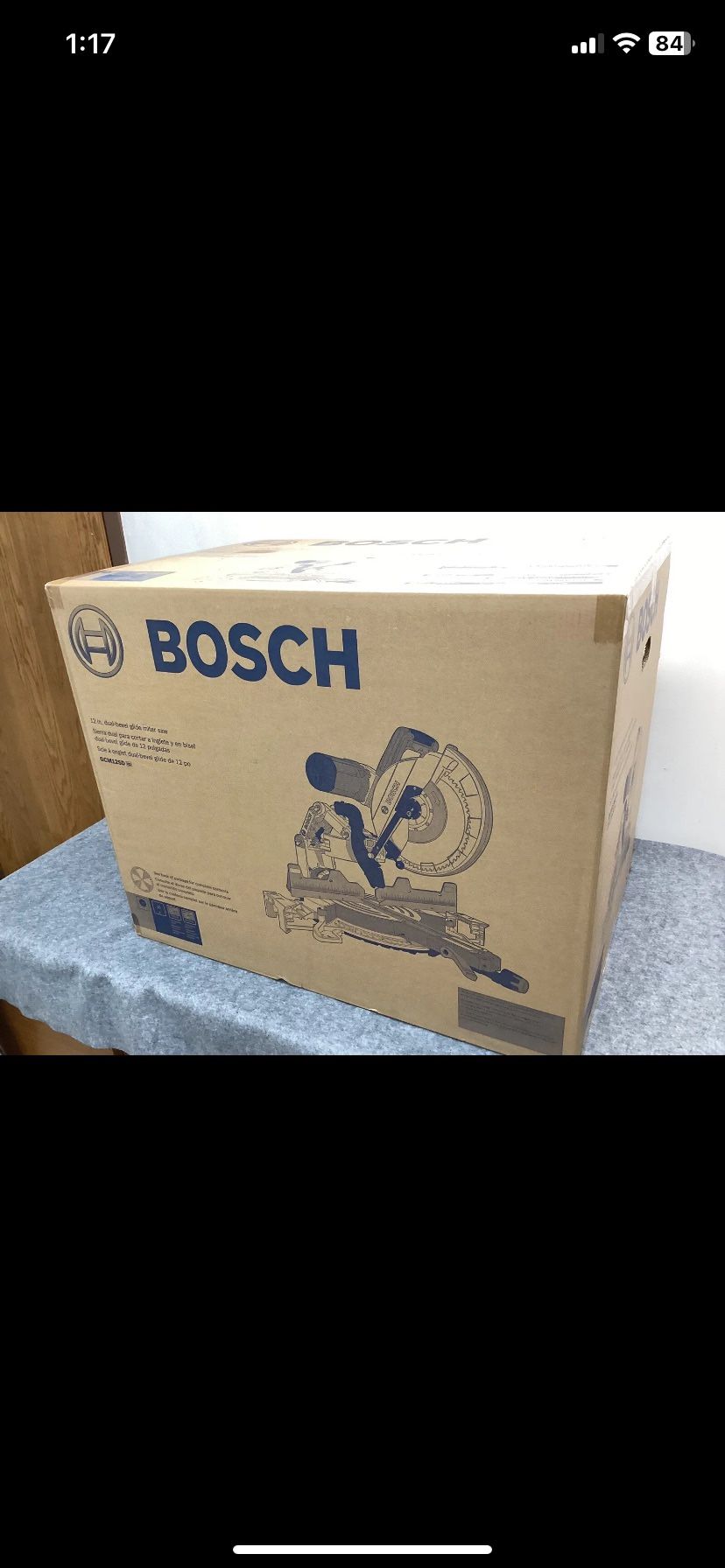 bosch 12" glide miter saw w/ stand 