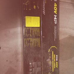 Ryobi 40v HP cordless edger with battery and charger. New in box