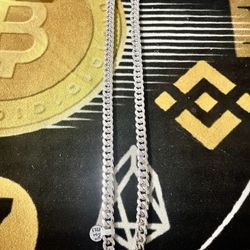 Silver necklace .925 Silver Cuban 10.3 Mm 181grams