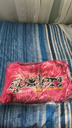 Pink spider hoodie