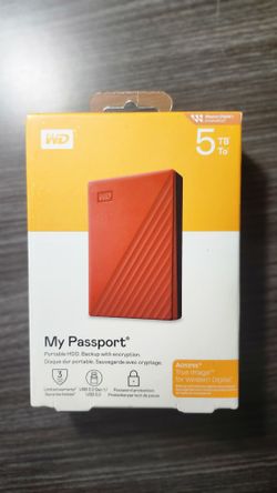 Western Digital 5TB Backup HDD