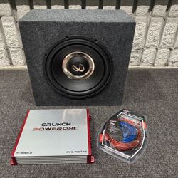 Infinity 12”subwoofer With Amp