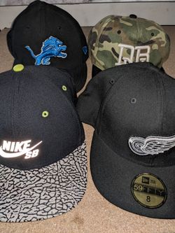 Hats Detroit Lions Detroit Red Wings Fitted Snapback Nike SB 3m Reflective New Era DNB Drum And Bass Hat