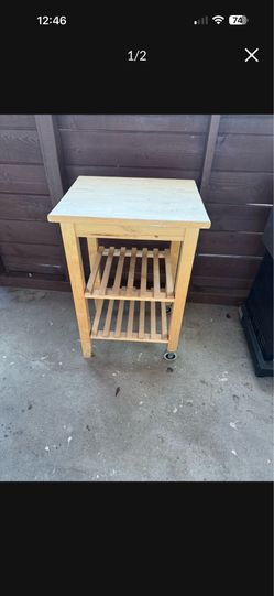 Kitchen Table With Wheels, Sturdy