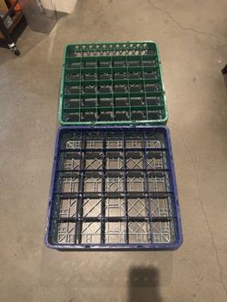 Commercial Glass Racks – Set of 2