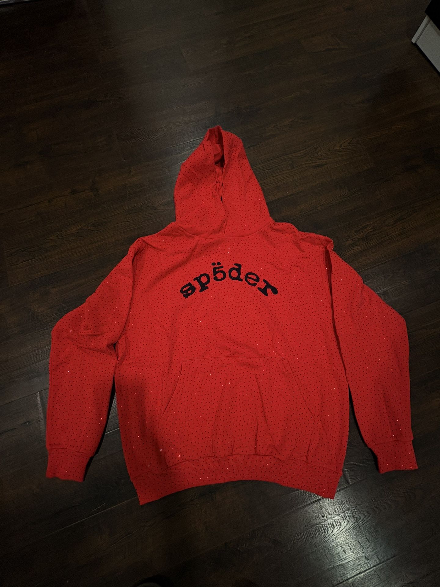 VVS RHINESTONE SP5DER Hoodie Size Small And Medium