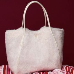 Victoria’s Secret Plush Cream Tote
