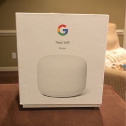 Google Nest Wi-Fi router & 6 Google Wi-Fi Nest Dics