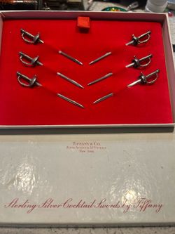 Sterling silver cocktail pick