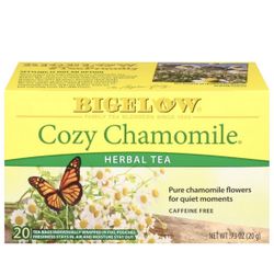 Bigelow Tea Cozy Chamomile Herbal Tea.