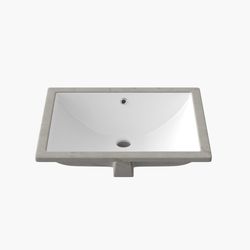 Bathroom square sink ceramic