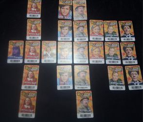 24 Pc. WIlly Wonka & The Chocolate Factory collectible arcade Cards.